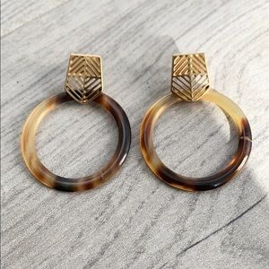 NoonDay Tortoise Hoop Earrings